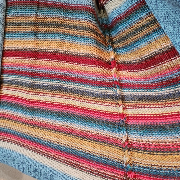 SOFT SURROUNDINGS Southwestern Style duster sweater S - Picture 8 of 10